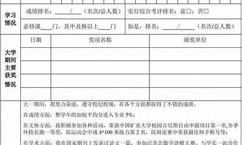 国家奖学金申请表_国家奖学金申请表的申请理由怎么写